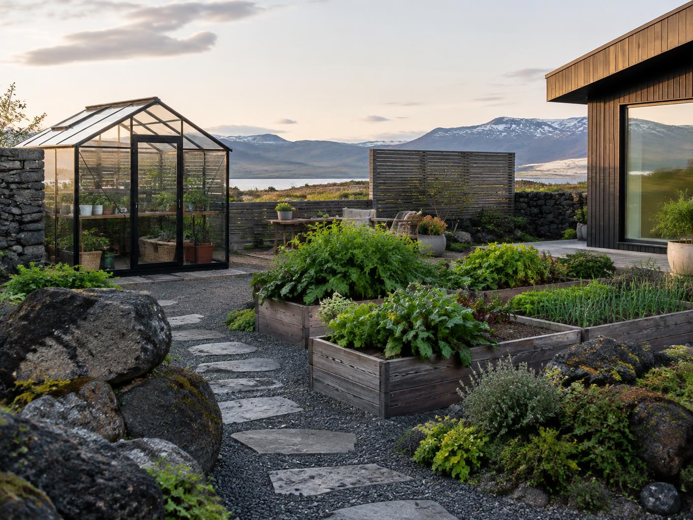 Kaldir pottar: kalt bað heima í garði